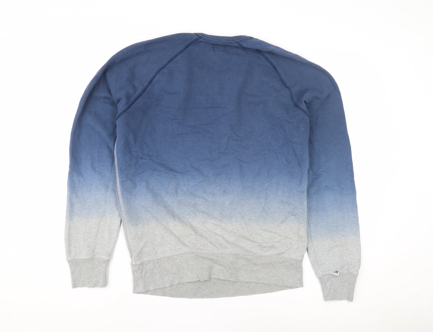 GAP Men's Blue Pullover Sweatshirt, Size S with Ombre Design