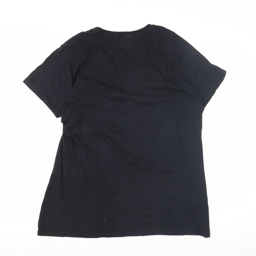 Port & Company Women's Black Christmas Disney T-Shirt
