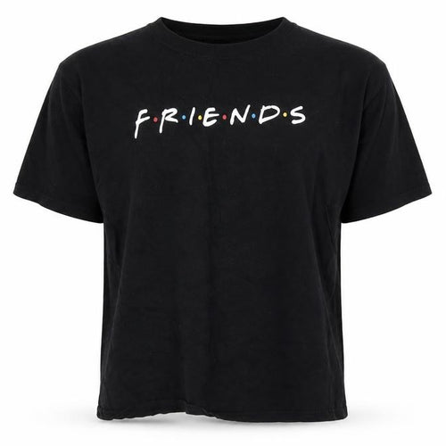 Famona Men's Black Friends T-Shirt, Size L, TV Show Graphic