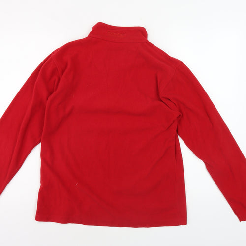 Regatta Women's Red Mock Neck Pullover Sweater Size 10