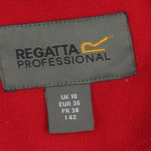 Regatta Women's Red Mock Neck Pullover Sweater Size 10