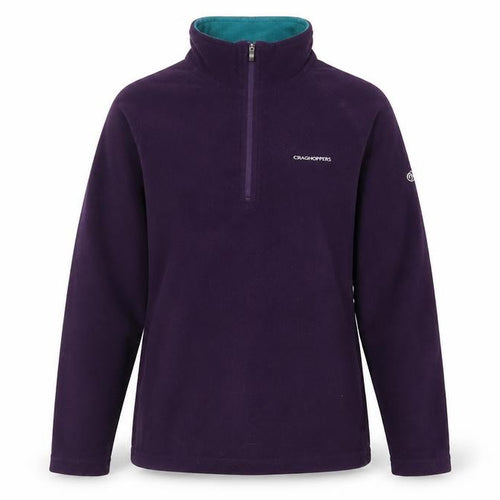 Craghoppers Women's Purple Fleece Sweatshirt Size 8