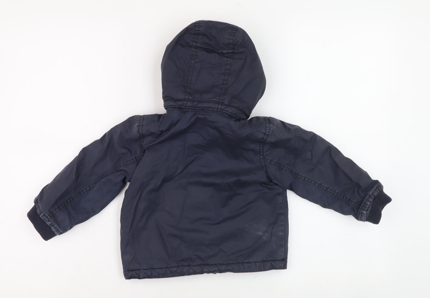 H&M Unisex Baby & Toddler Blue Puffer Jacket 24 Months