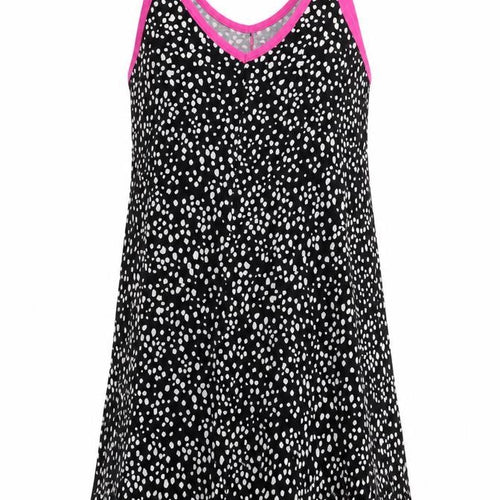 DKNY Women's Black L Sleeveless V-Neck Dress