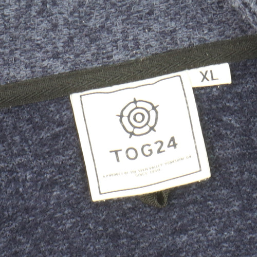 TOG24 Men's Blue XL Basic Jacket with Zipped Pockets
