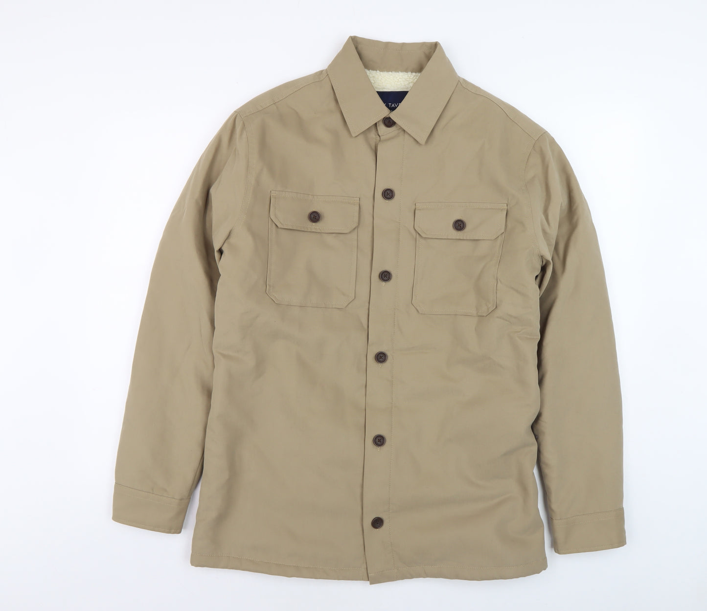 Brook Taverner Men's Beige Mid-Length Jacket Size 38