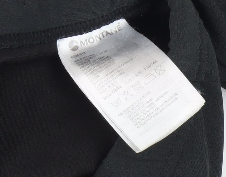 Montane Men's Black Regular Fit Trousers Size L