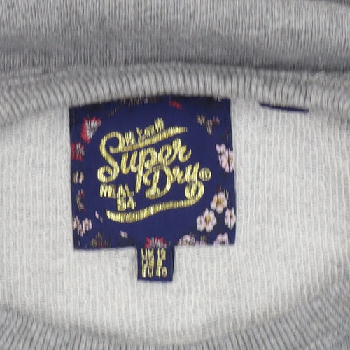 Superdry Women's Grey Pullover Sweatshirt Size L