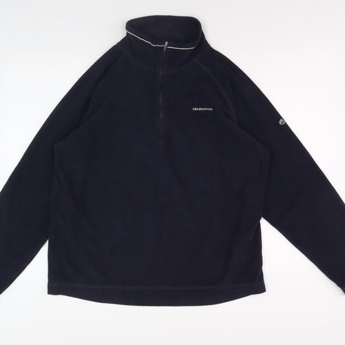 Craghoppers Men's Blue M Lightweight 1/4 Zip Sweatshirt