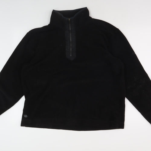 Regatta Men's Black XL Fleece 1/2 Zip Sweatshirt