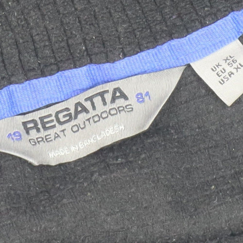 Regatta Men's Black XL Fleece 1/2 Zip Sweatshirt