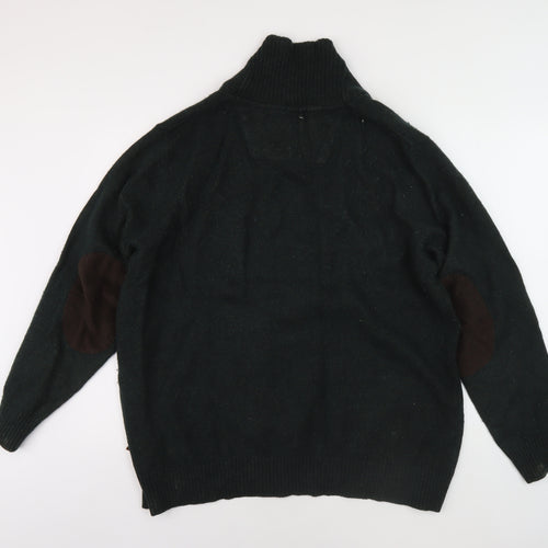 Rocha John Rocha Men's Black XL V-Neck Jumper