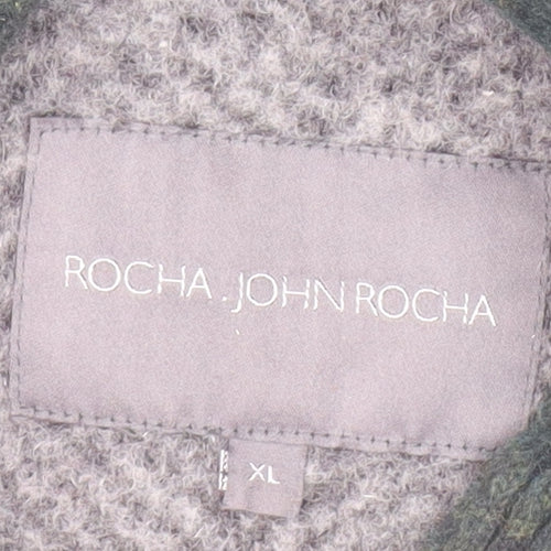 Rocha John Rocha Men's Black XL V-Neck Jumper