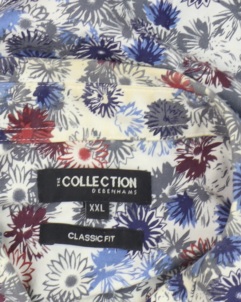Debenhams Men's Multicoloured Floral Shirt XL