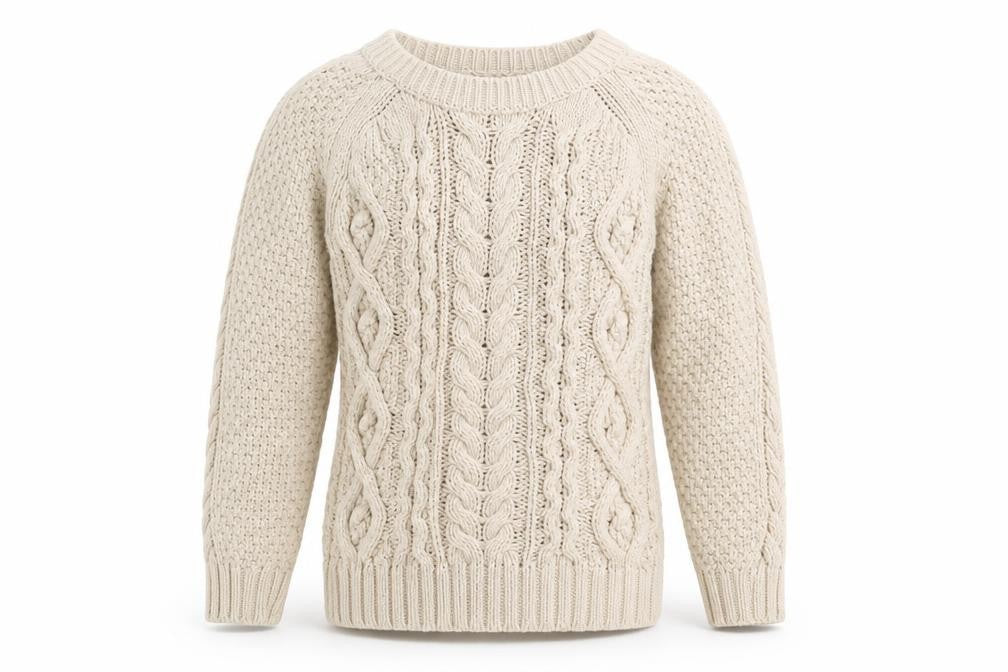 BabyGap Boys Beige Cable-Knit Cotton Jumper 5 Years