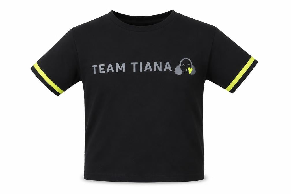Front view of George boys’ black graphic t-shirt 7-8 years