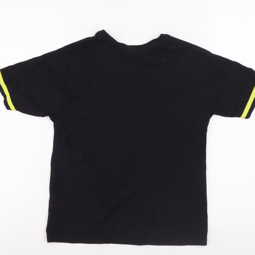 George Boys Black Graphic T-Shirt 7-8 Years