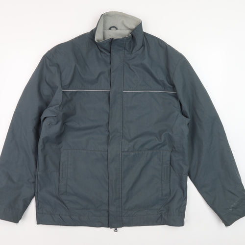 Burton Men's Grey Jacket M Zip Fastening