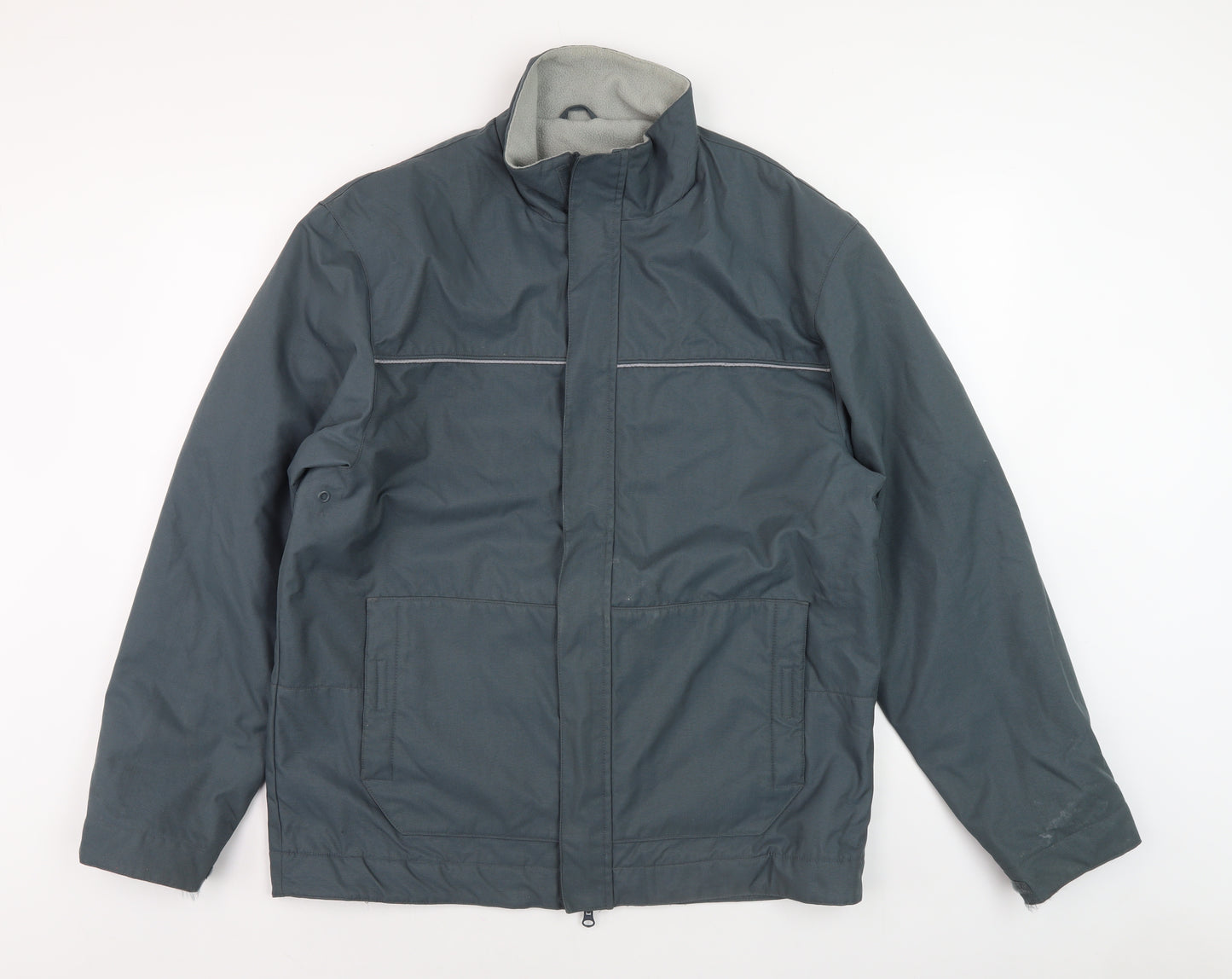 Burton Men's Grey Jacket M Zip Fastening
