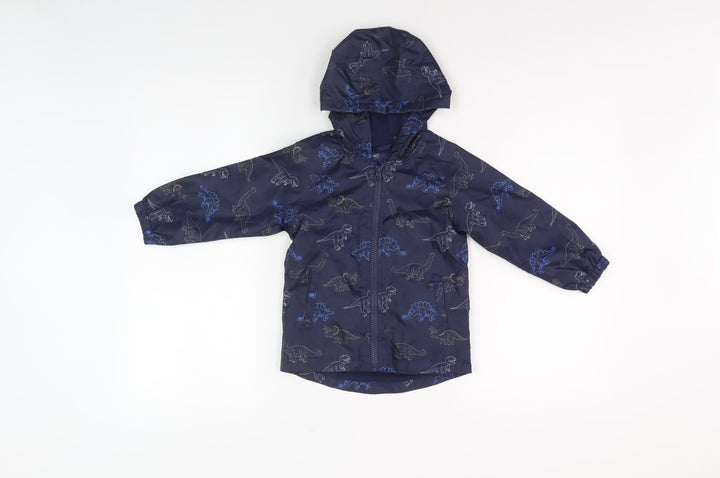 Urban Rascals Blue Dinosaur Rain Coat, 18-24M, Unisex