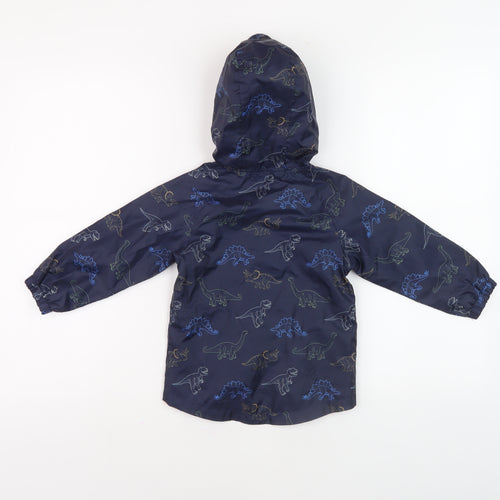 Urban Rascals Blue Dinosaur Rain Coat, 18-24M, Unisex