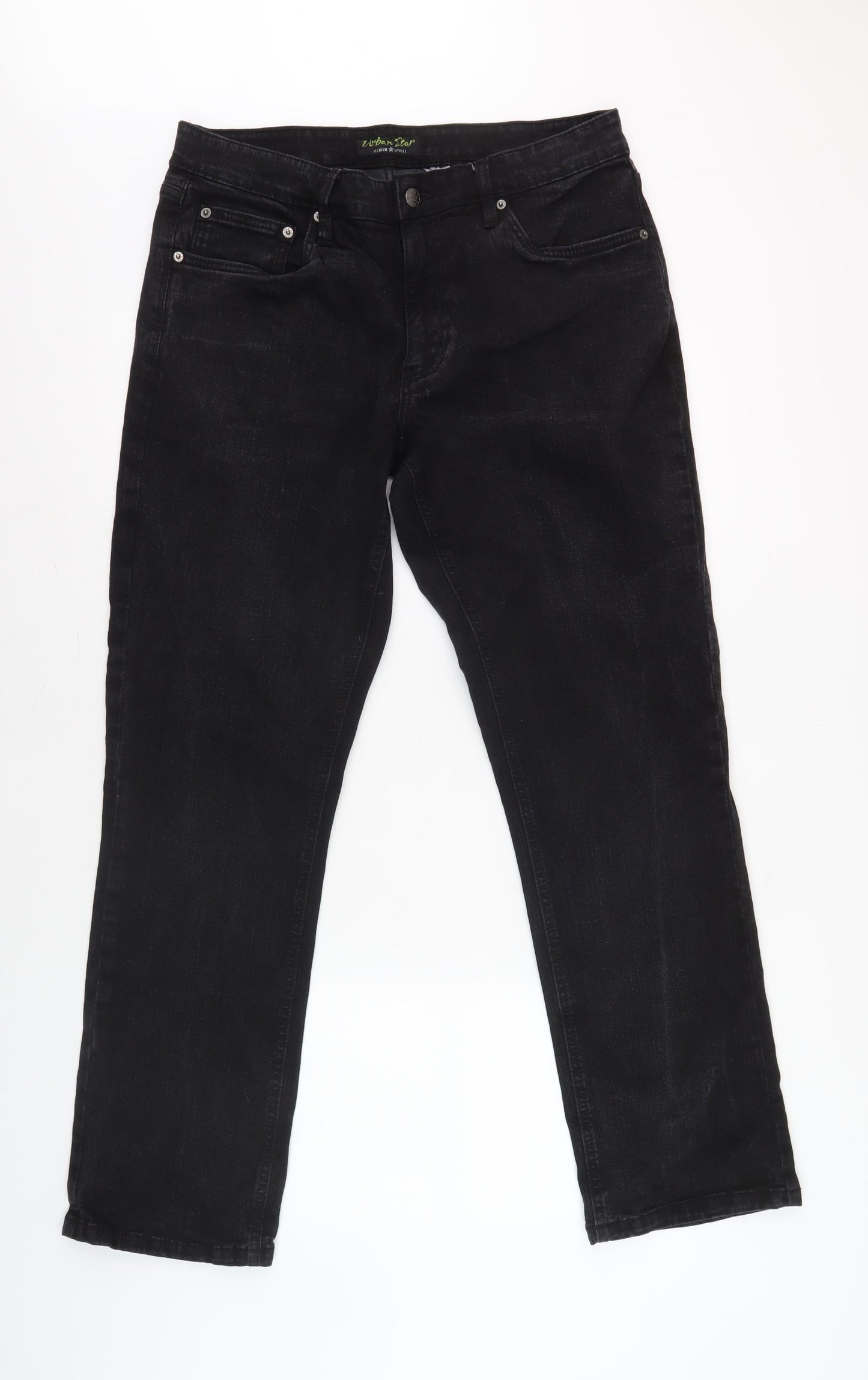 Urban Star Men's Black Straight Jeans Size 34