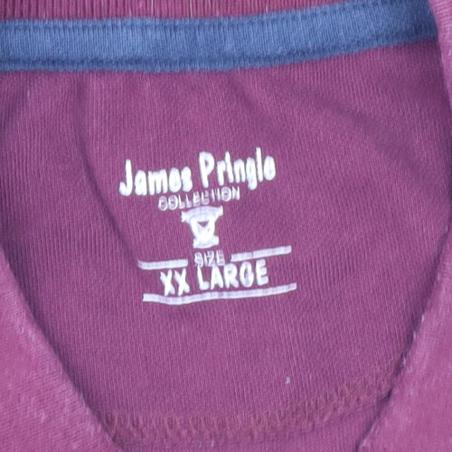 James Pringle Men's Red 2XL Polo Shirt
