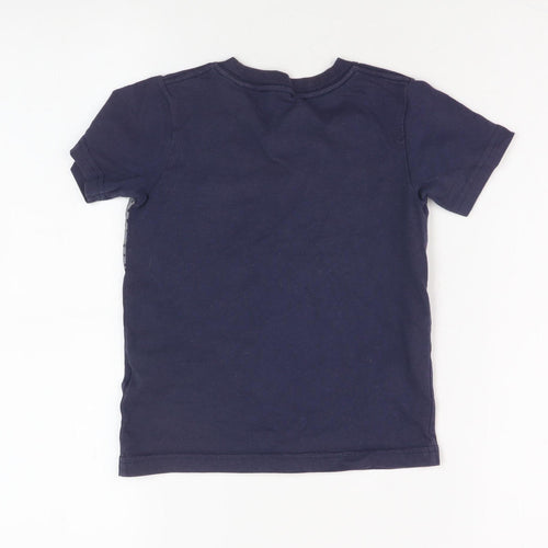 Nike Boys Blue Athletic T-Shirt, 4-5 Years, Graphic Print Casual