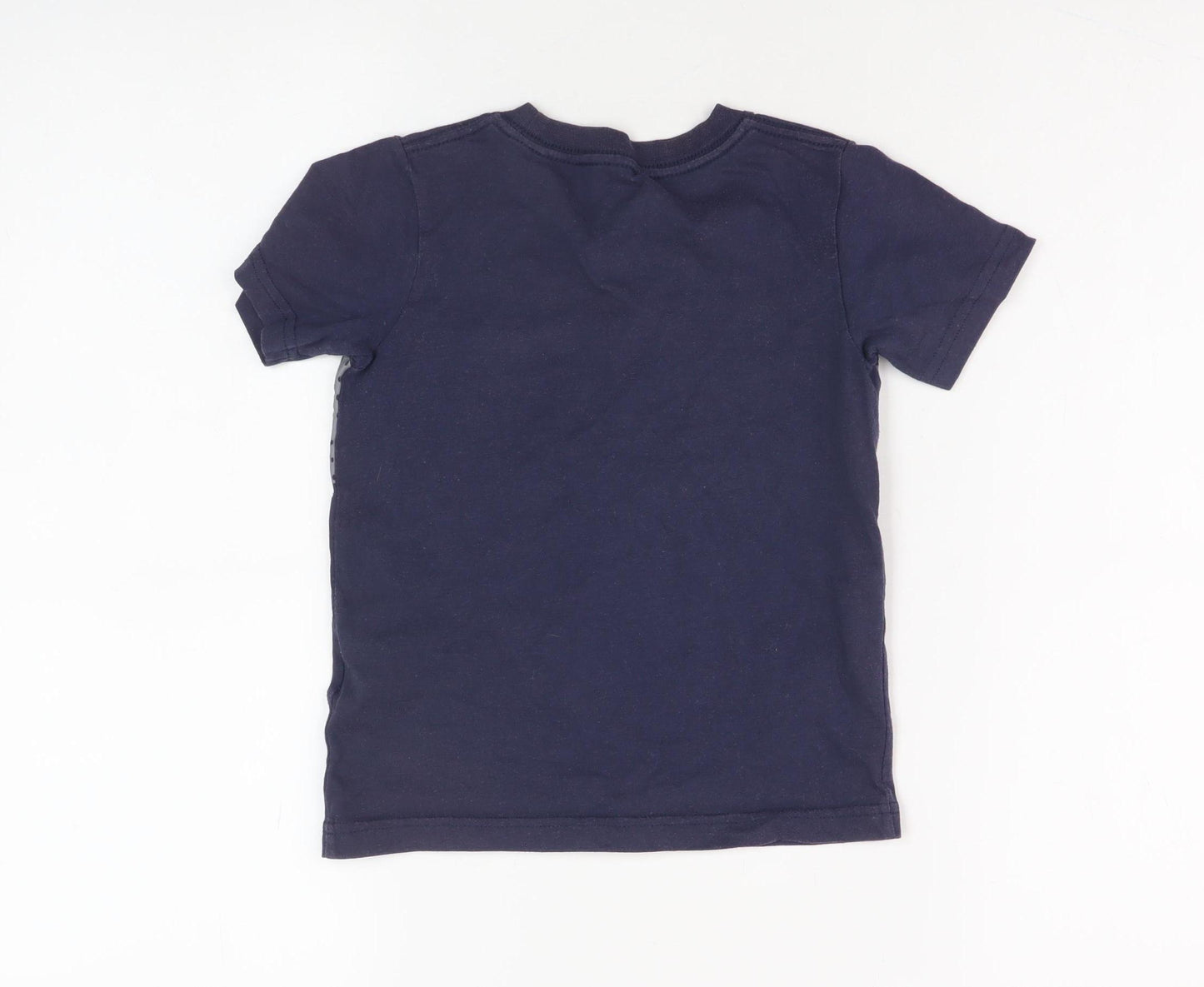 Nike Boys Blue Athletic T-Shirt, 4-5 Years, Graphic Print Casual