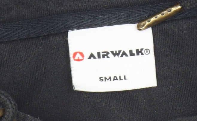 Airwalk Men's Black S Hoodie with Graphic Print