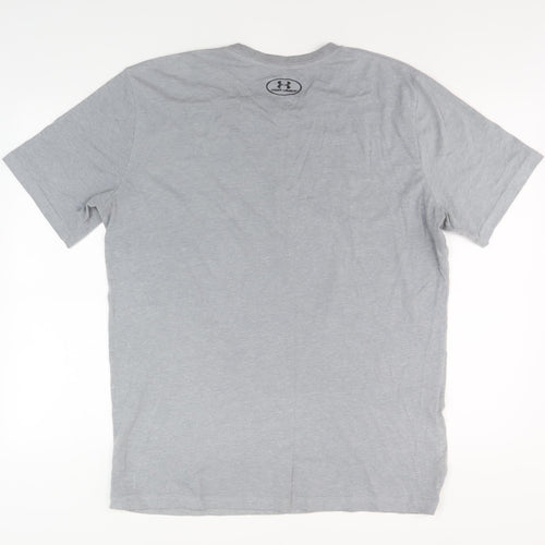Under Armour Men's Grey Relaxed Fit T-Shirt L