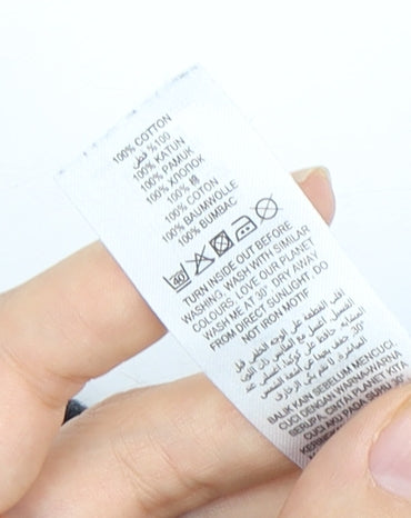 Old Navy Men's Blue XL Collared Long Sleeve Jumper