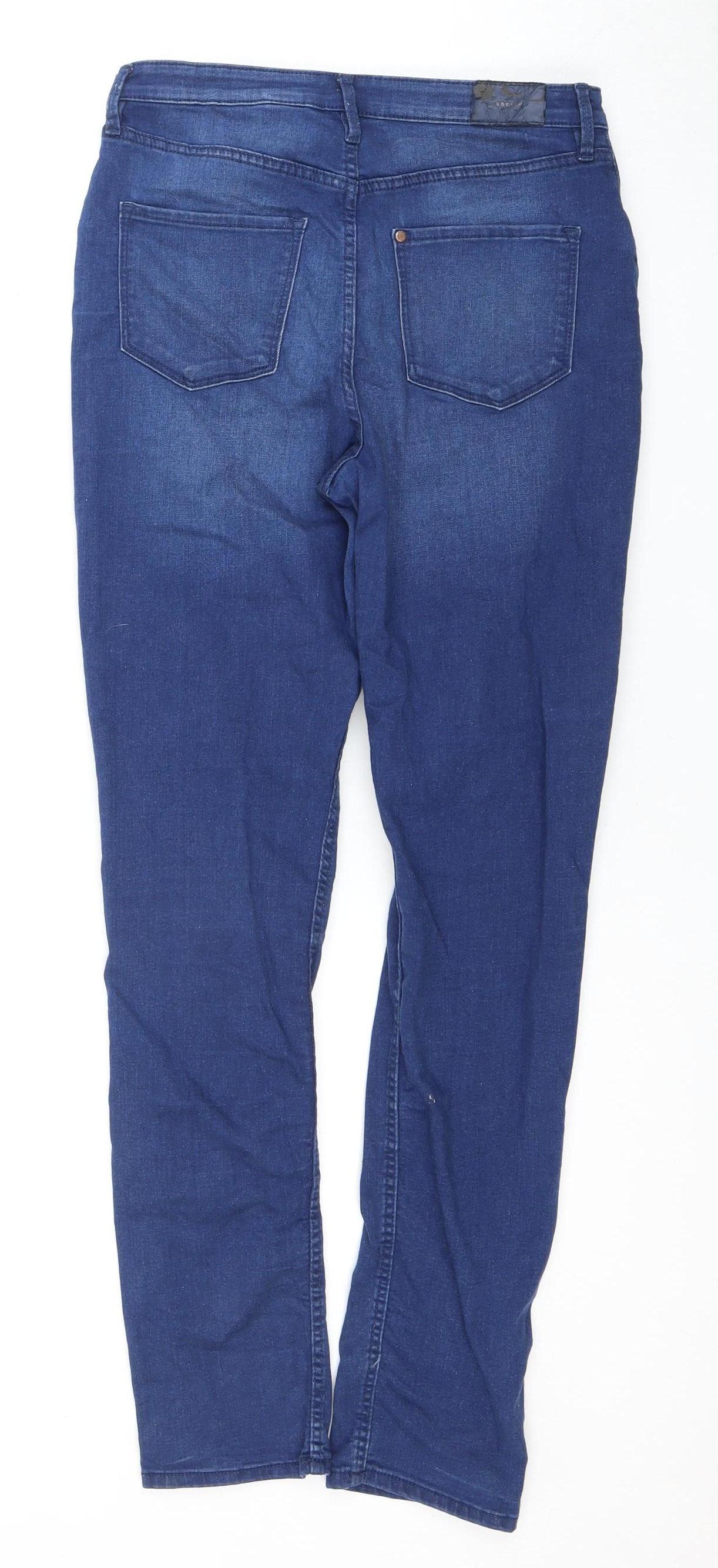 Girls Blue High Waist Skinny Jeans - Size 12 Years, Casual Wear