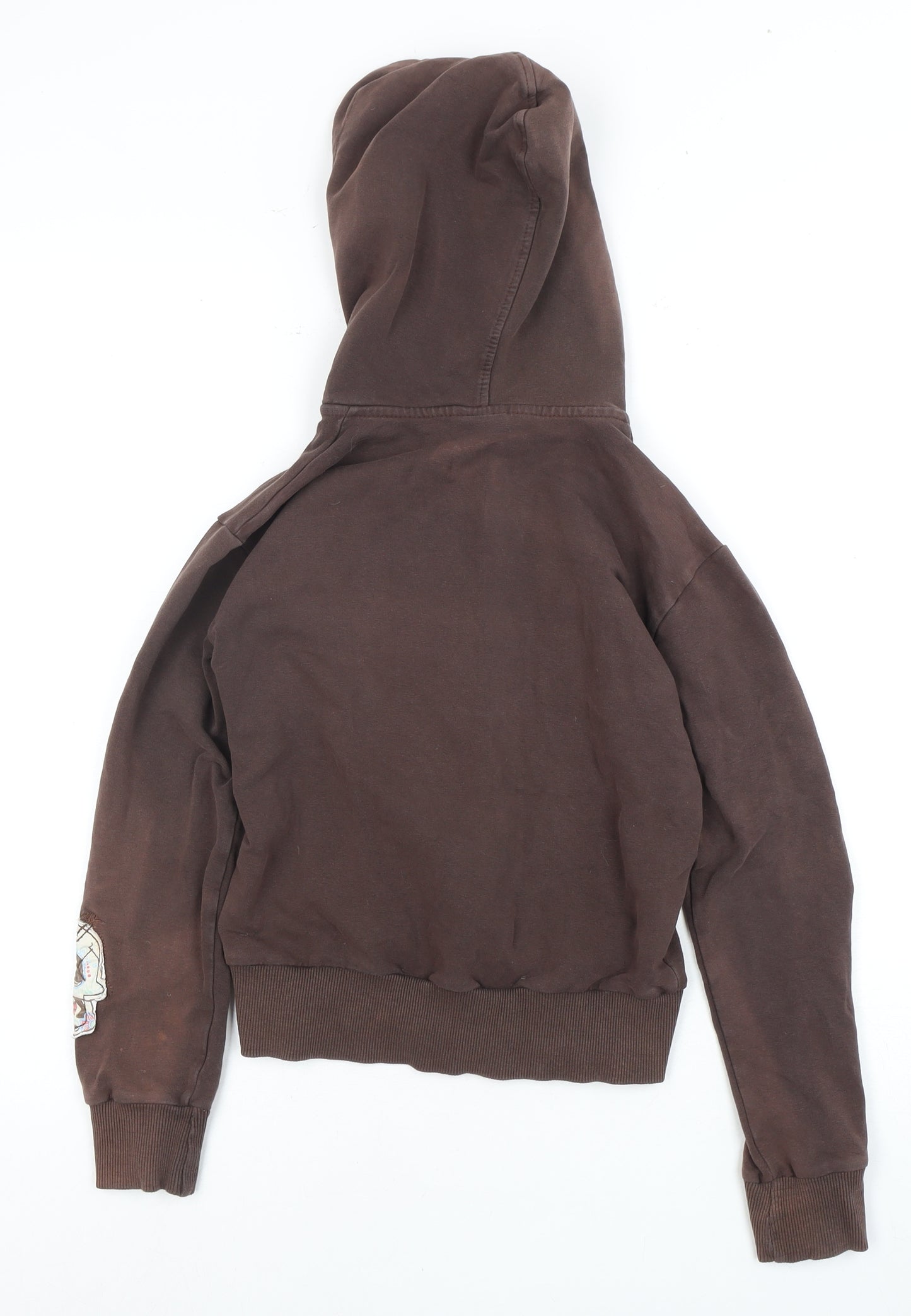 Billabong Women's Brown Skull Graphic Hoodie Size S