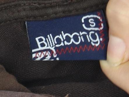 Billabong Women's Brown Skull Graphic Hoodie Size S