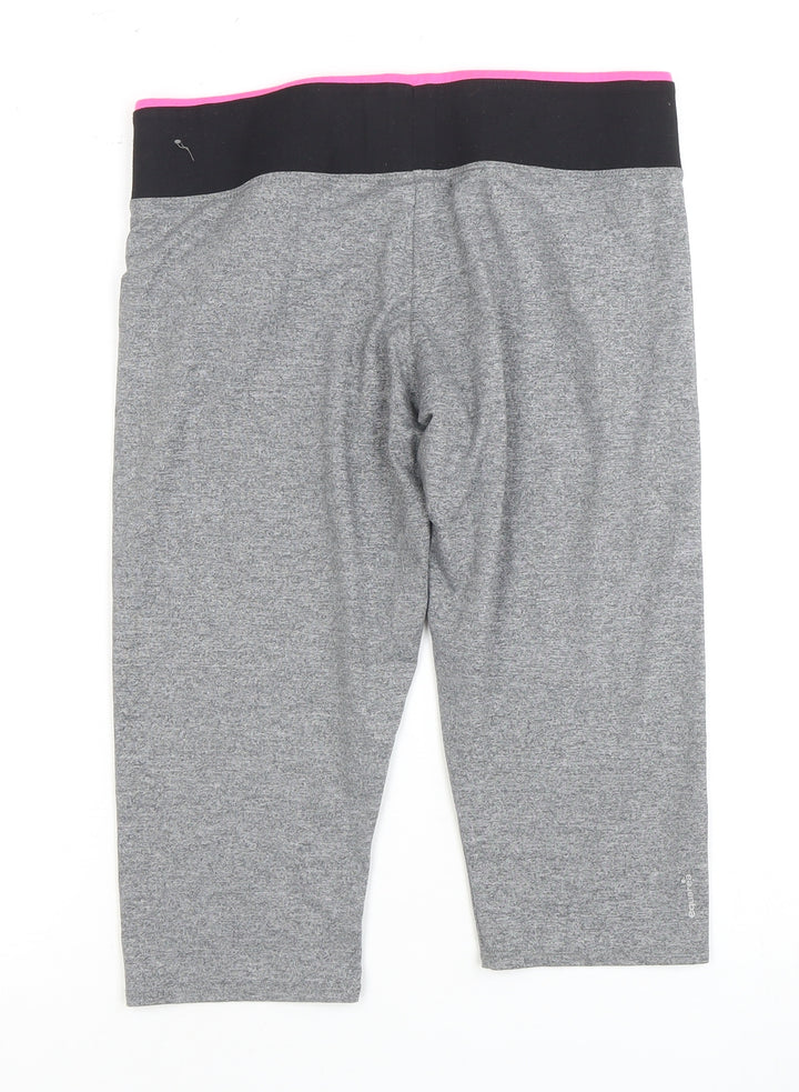 Oxylane Women's Grey Athletic Shorts Size 16