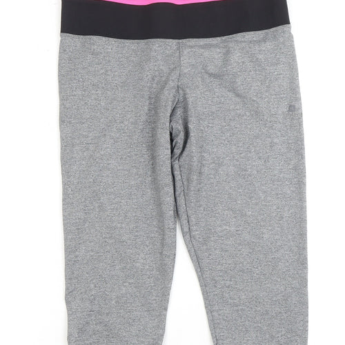 Oxylane Women's Grey Athletic Shorts Size 16