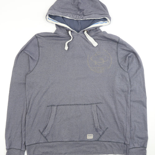 SoulCal & Co Men's XL Grey Pullover Hoodie with Logo