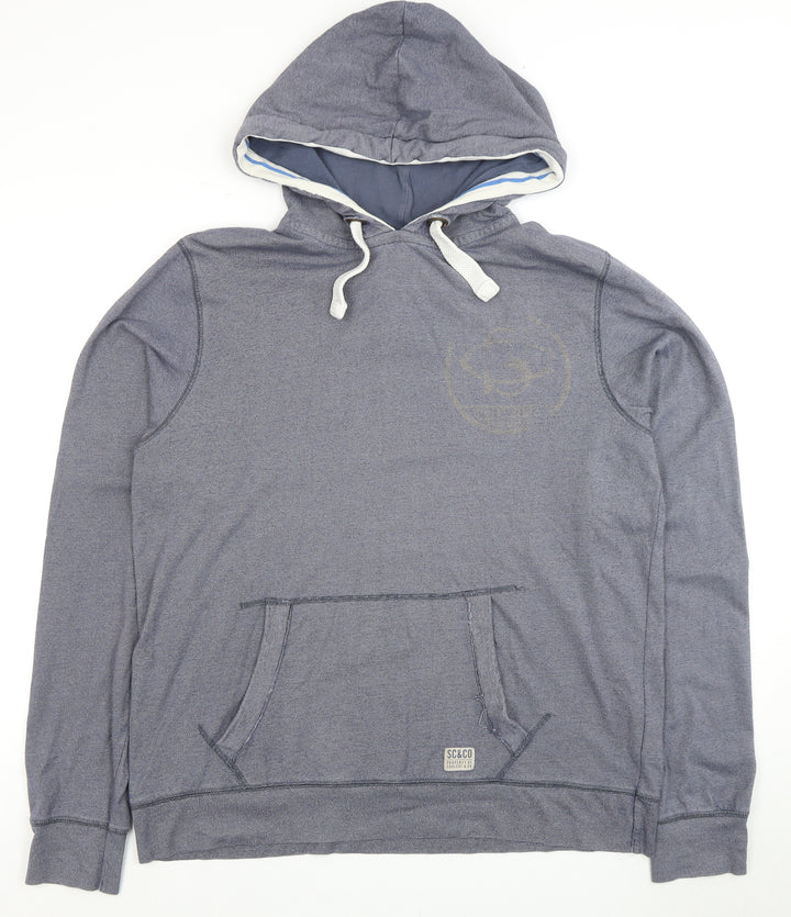 SoulCal & Co Men's XL Grey Pullover Hoodie with Logo