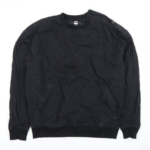 G-Star Raw Black S Pullover Sweatshirt Unisex Adults