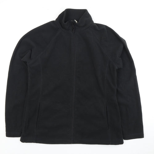 Mountain Warehouse Women's Black Fleece Jacket Size 14