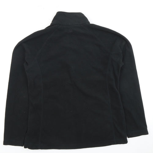 Mountain Warehouse Women's Black Fleece Jacket Size 14