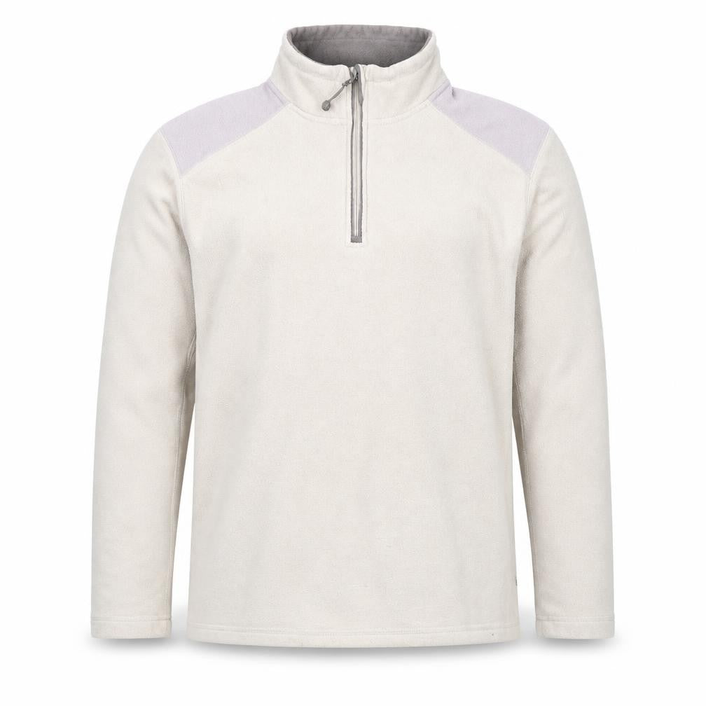 Cedarwood State Men's Beige Fleece 1/4 Zip Sweatshirt M