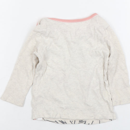 Disney Baby Girls Beige Long Sleeve Top 9-12 Months