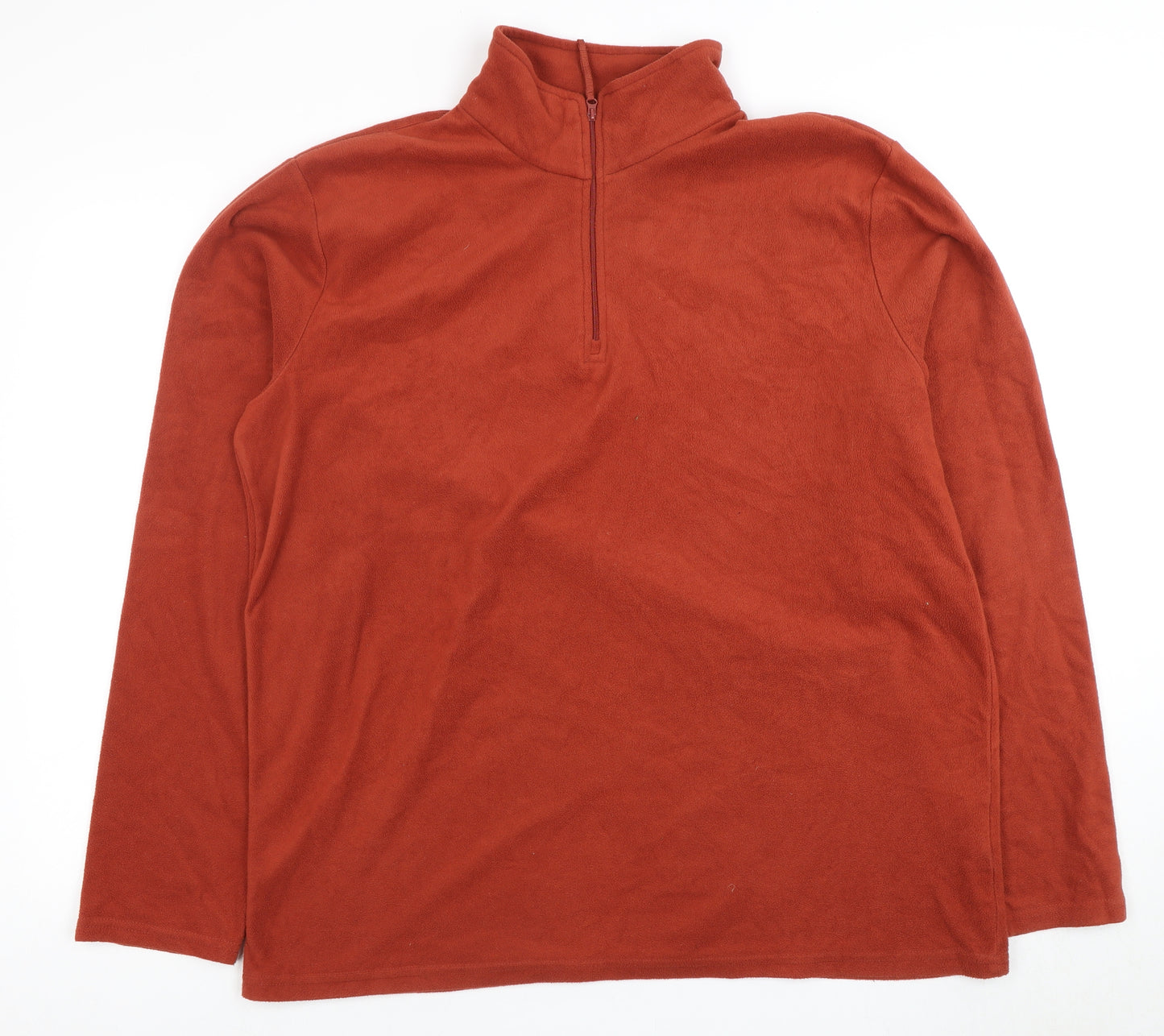 Mountain Warehouse Men's Red XL Fleece Pullover