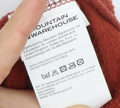 Mountain Warehouse Men's Red XL Fleece Pullover