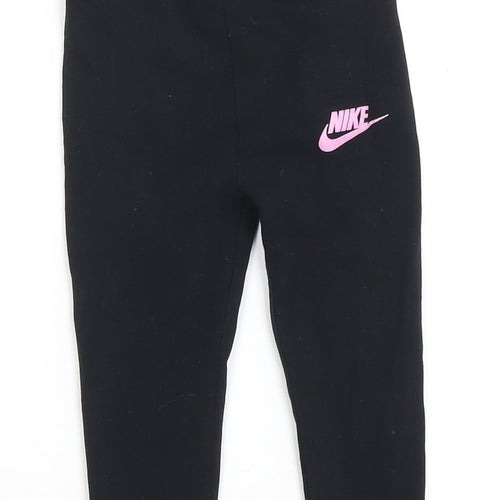 Nike Black Leggings, Unisex Baby, 18-24 Months, Sports Style