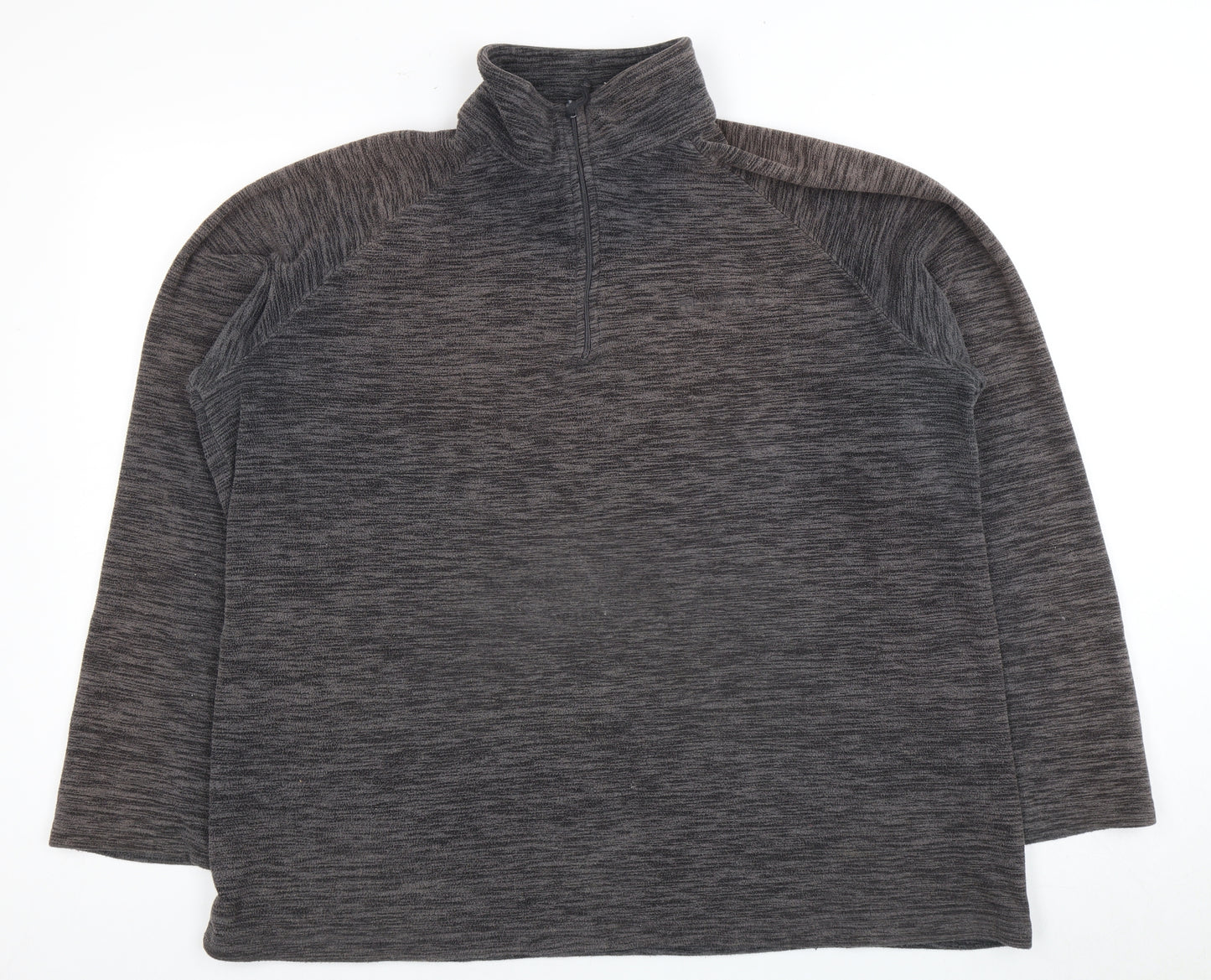 Mountain Warehouse Grey Men's 2XL 1/4 Zip Sweatshirt