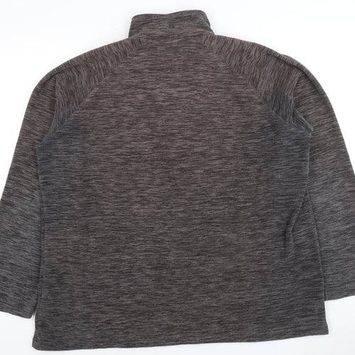 Mountain Warehouse Grey Men's 2XL 1/4 Zip Sweatshirt