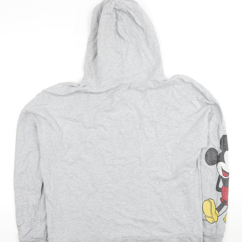 Disney Unisex Grey M Pullover Hoodie Cartoon